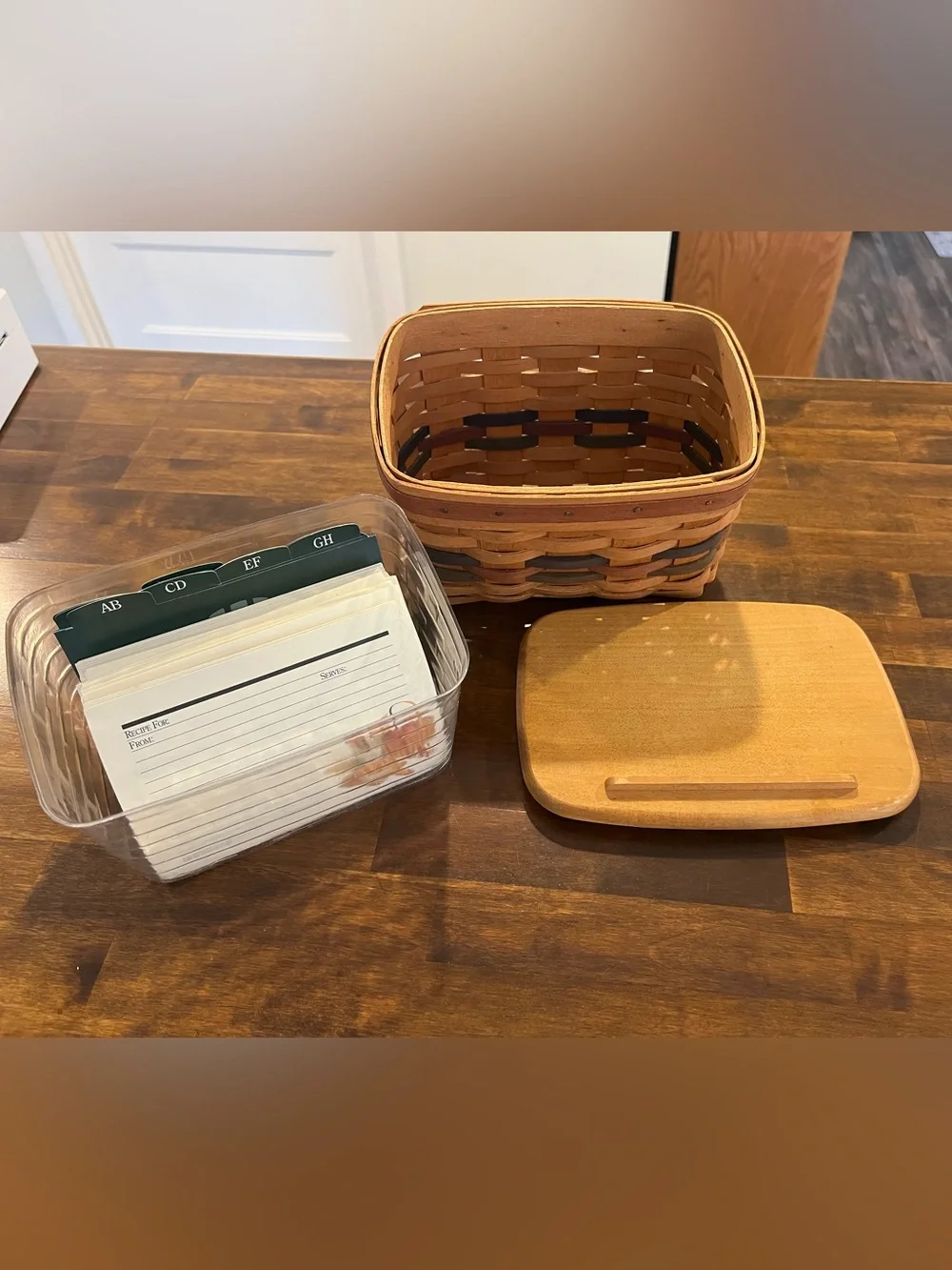 Longaberger Shades of Autumn Recipe Basket, 1994